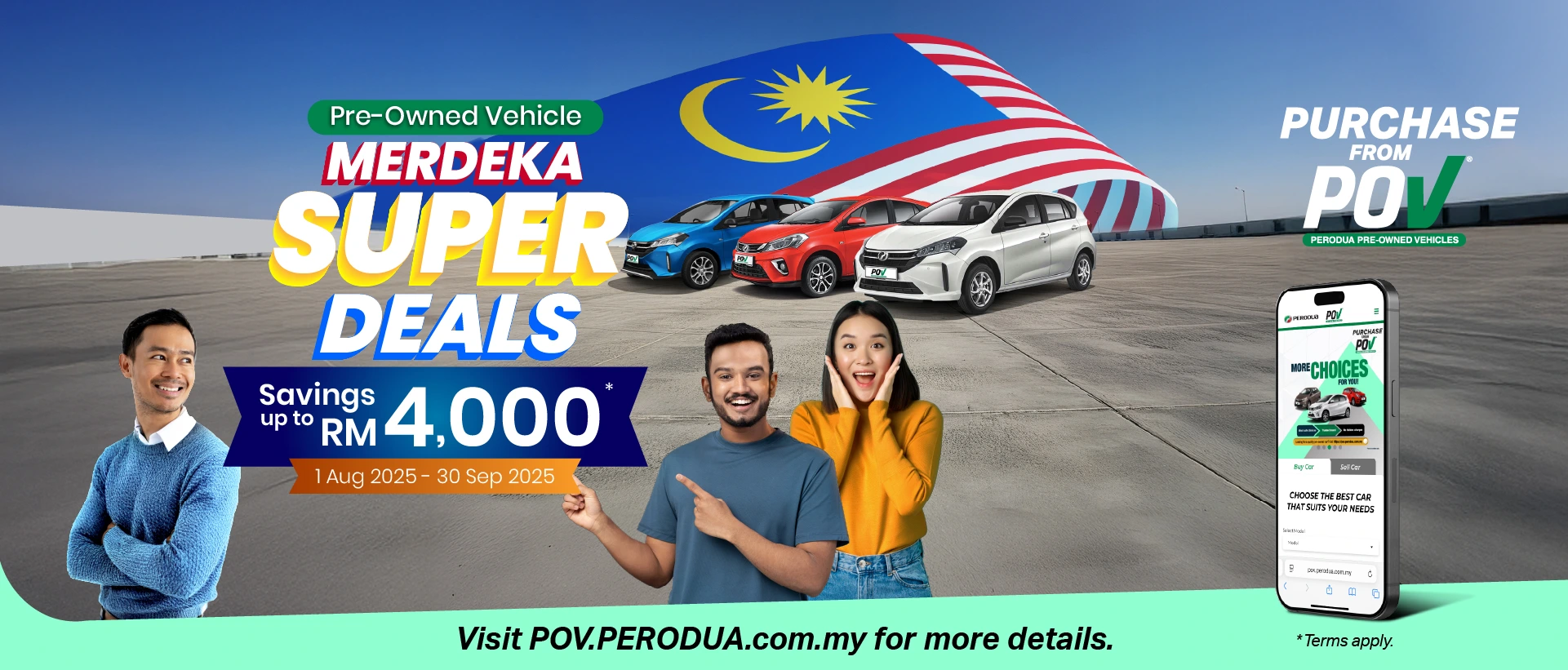 Grab exclusive Pre-Owned Merdeka Super Deals!